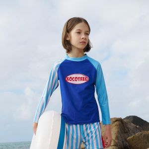 【SG STOCK】Swimming Suit for Boy & Girl Kid Swim Suit Pool Clothes Long Sleeves Childrens Bathing Suit Rash Guard Boys