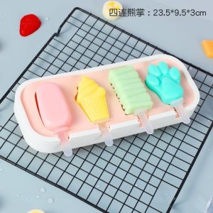 Khay làm kem khuôn làm kem silicone khuôn kem que bộ đồ dụng cụ làm kem cho bé -Aeneas Shop