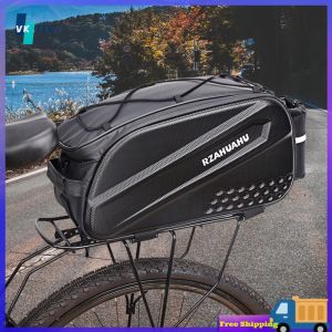 [ VKTECH ] Professional Bicycle Trunk Bag Large Capacity Cycling Saddle Luggage Carrier Tail Seat Pack Bicycle Parts