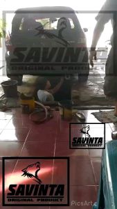 HKS Knalpot Racing Mobil Gronel Full Stainles Suara Bass Adem Bulat Empuk Panjang 33cm Blue Cincin