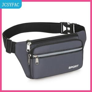 JCSYFAC Thời Trang Người Đàn Ông Phụ Nữ Eo Túi Giản Dị Fanny Gói Ví Điện Thoại Lớn Vành Đai Túi Túi Du Lịch Ngoài Trời Túi Điện Thoại Chuối Hip Túi