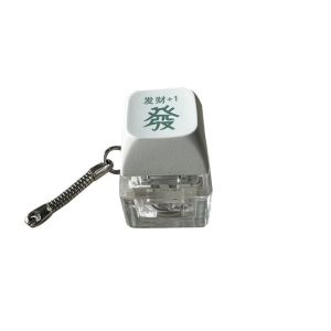 LINSBAYWU Wooden Fish Keychain Led Light Button Cap Keycap Pendant Mini Colorful Switches Fidget Button Gift