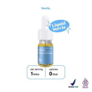 GULA STEVIA BEERU (GRATIS ONGKIR) Liquid Stevia Cair Pemanis Alami 15ml & 5ml Halal Bpom/Pengganti Gula Dengan 0 Calorie/Stevia Liquid Sweet No Worries Gula Zero Calorie/Pemanis Gula Cair Natural Sweetener Herbal Alami Best Seller