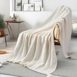 ins Nordic Style Air Conditioning Blanket Sofa Cover Blanket Office Nap Blanket Tassel Knitted Ball Woolen Leisure Blanket LZD