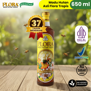 Flora Tropis 650 ml  Madu Murni Asli Hutan Alami