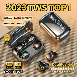 TWS M10 Headphone Bluetooth 5.3 LED Display Touch Control Calling Music 3500mAh - TWS Bluetooth Power Bank - TWS Bluetooth Super Bass Anti Air - TWS Gaming No Delay - Bisa COD