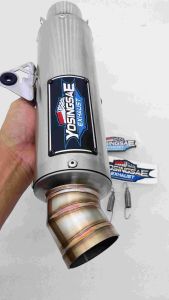 YOSINGSAE exhaust sikincer knalpot racing original inlet 50mm silencer kenalpot only diameter 50mm