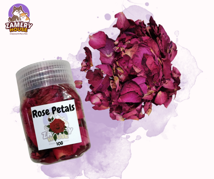 Rose Petals (10g) for hamsters, rabbits and other small pets Lazada PH
