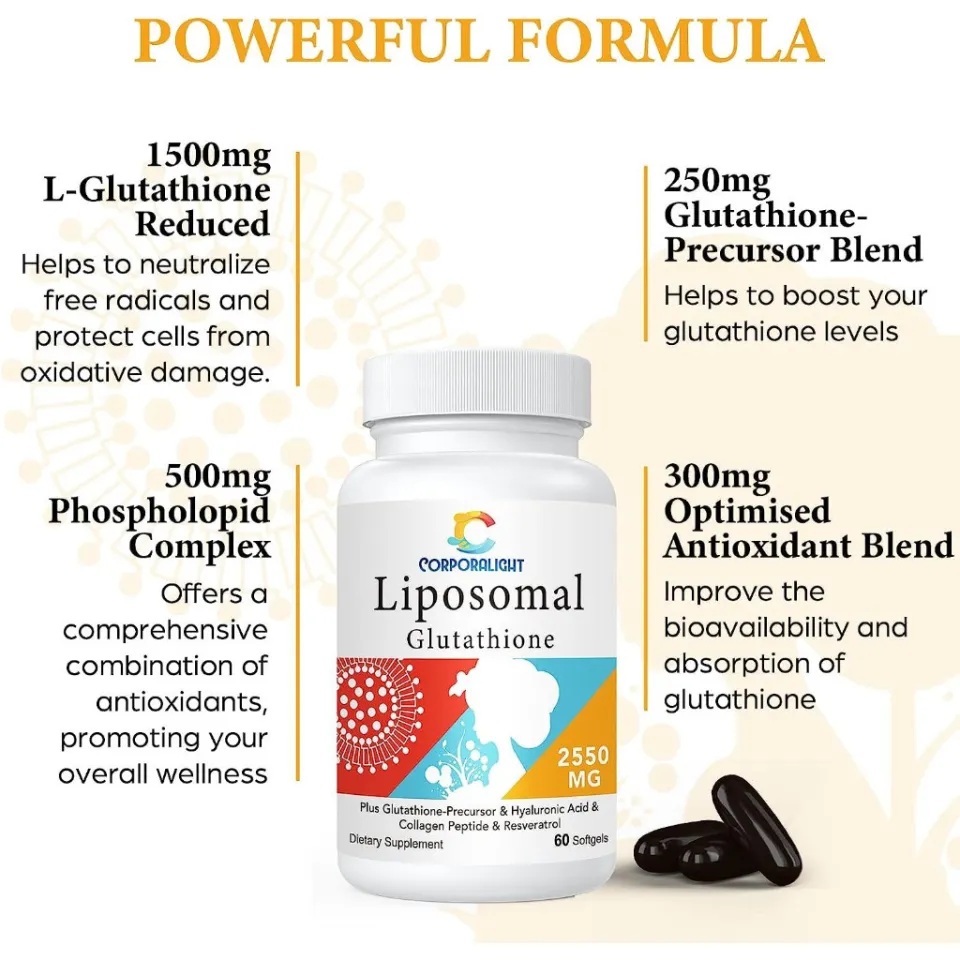 corporalight liposomal glutathione Cymbiotika - Citrus Vanilla Liposomal Glutathione main image 0