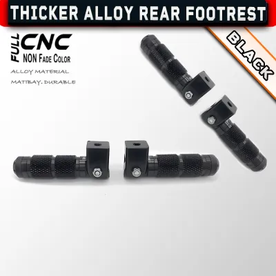 ✅COD Footrest Rear 1pair Universal CNC Pegs Pedals Replacement Aluminum Alloy Motorcycle