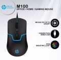 Mouse HP M100 Mouse Usb Wired Mouse Kabel Mouse Pc Komputer Laptop Gaming Berkualitas. 