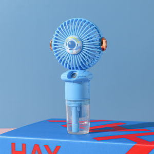Xiaomai Hand Held Spray Fan Portable Small Fan Outdoor Mini Hand Held Fan Desktop Summer Supplies Student Fan