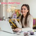 Large Cat Squishy Toys Kawaii Squishies Cat Paw Ultra Soft Squeeze Toys with OPP Packaging Sensory Toys Stress Ball for Girls Teens (Glitter Black & Purple). 