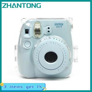 ZHANTONG Fujifilm Instax Mini 8 8+ 9 Film Instant Camera Clear Hard Case Bag Cover