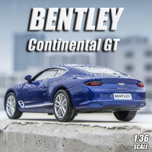 RUM 1:36 Scale Bentley Continental Alloy Car Model Light & Sound effect diecast car Toys for Boys baby toys birthday gift car toys kids toys car model model collection