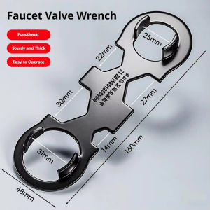 Cờ lê đa năng vòi nước tháo van aerator ốc ống dây dụng cụ sửa chữa nhà tắm lắp đặt gia đình