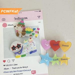 【PCWFKef】 Ngọt Ngào Dễ Thương Con Chó Kẹp Tóc Phim Hoạt Hình Mỏ Vịt Clip Trái Tim Sao Acrylic Bangs Tóc Clip Bị Gãy Tóc Clip Tất Cả Các Phù Hợp Tóc Phụ Kiện
