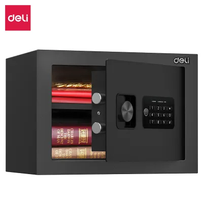 Deli Small Electronic Password Safe Deposit Box Fireproof Preventing Theft Digital Lock Safe