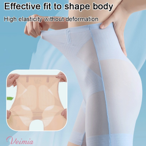 Celana pembentuk tubuh musim panas wanita/celana pelangsing perut sutra es/celana dalam pengangkat pinggul/celana pelangsing perut pinggang tinggi