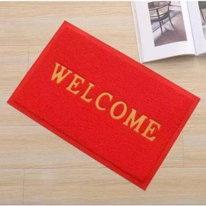 Eaosn Mall #COD HOT Welcome Doormat PVC Mat Rugs Carpets Anti Slip Home Entrance Floor Rug Non-slip Doormat