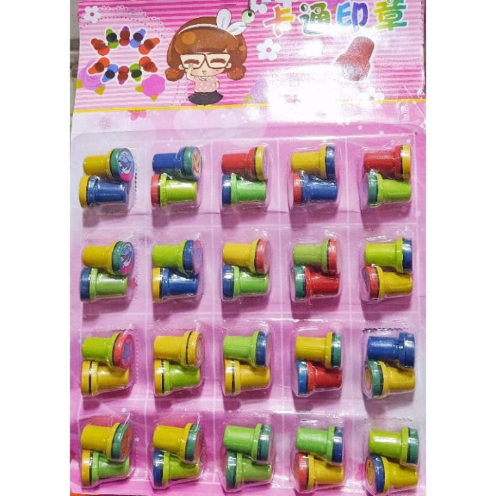 【Hot】 STAMP TOY PADS | 20 PIECES | Lazada PH