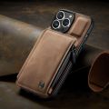 SWP Case for iPhone 13 Pro Max 5G, Wallet Case w/ 3 Card Slots [RFID Blocking] [1 Money Pocket], Credit Card Holder Cases w/Wristlet Zipper Wallet for iPho. 