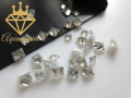 Kim cương nhân tạo Moissanite giác cắt vuông Princess size tấm. 