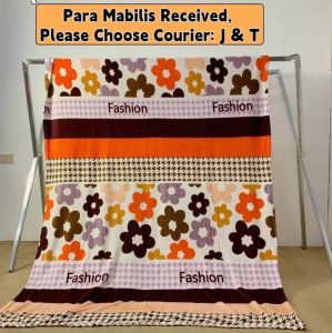 Funny Home Collection Velvet Fleece Blanket - Flower Fashion Design (135 cm X 200 cm)