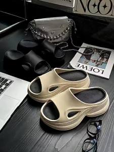 WomenS Slippers 2025 New Summer Fashionable Thick-Soled Height-Increasing Sandals For Short Girls