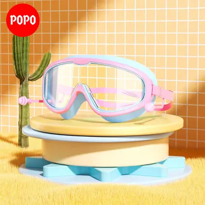 Kính bơi trẻ em chính hãng POPO 360 góc nhìn PANORAMA bảo vệ mắt cản tia UV hạn chế sương mờ ngăn nước tuyệt đối