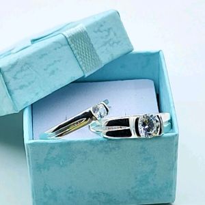 (BR2549)Original 925 silver ring/couple ring cincin perak 925