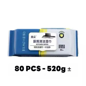 5PACK 400PCS Kitchen Wet Wipes Disposable Cleaning Wipes for Cooking Area Countertop Table Sink Household Cleaning