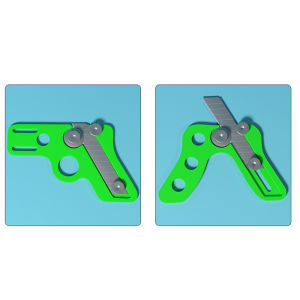 2PCS Edge Trimming Knife Paint Board Trimming Artifact Woodworking Manual Edge Scraper