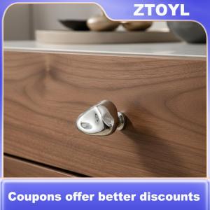 【ZTOYL】 1 cái tủ quần áo đơn giản cửa ngăn kéo tủ sáng bạc xử lý đồ nội thất Trung Quốc mới lỗ duy nhất xử lý nhỏ