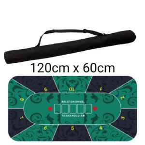 180*90CM/120*60CM Karpet Playing Mat Table Cloth Texas Holdem Poker Baccarat Blackjack Sic Bo