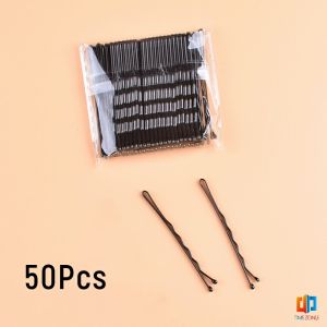 T.Z. กิ๊บดำ 50 ชิ้น กิ๊บดำติดผม ทรงผมเรียบง่ายคลิปเล็ก วัสดุดีเยี่ยม hair clip