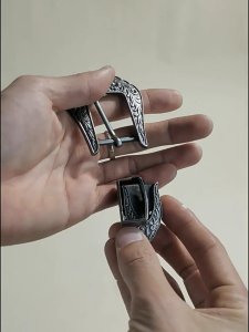 Engraved Pattern Belt Buckles Durability Belt Buckles Western Belt Buckles for Men and Women