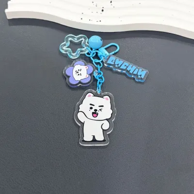 Kpop Idol ENH Cartoon ENCHIN Acrylic Keychain Bag Charm Pendent JAY JAKE SUNOO
