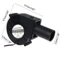 Turbo Fan Mini Blower Model Keong 12V / Turbo Fan Air Flow Blower / Kipas Blower Bbq Mini Untuk Kompor Panggangan Outdoor / Bearing Air Flow Pendingin Cooler Fan / Kipas Blower Dengan Turbin Udara Mini Portable Untuk Bbq Dc 12v. 