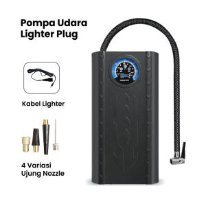 Pompa Ban Mobil Motor Elektrik Portable | Smart Air Pump Portable | Pompa Angin Multifungsi | Pompa Ban Inflator Deteksi Tekanan Ban Nirkabel Portabel | INFINILAPAN