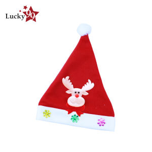 Lucky 99 Christmas Party Decoration Cartoon Glowing Soft Hats For Kids and Adult