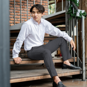 BAPIN Digga Formal Pants - Celana Kerja Kantor Pria Formal Old Grey