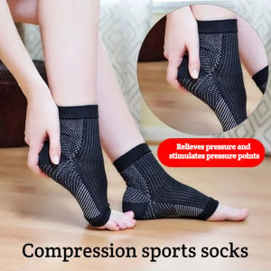 Compression Foot Sleeve Anti Fatigue Support Sock Pain Relief for Ankle and Arch