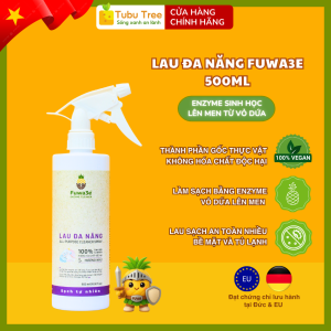 Xịt tẩy đa năng Fuwa3e 500ml hương nhu thành phần enzyme sinh học dứa