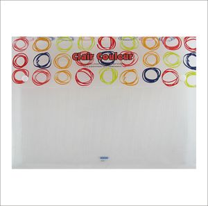 Carry File 3 CM TOMEX F4 (Folio) Tas Dokumen Map Dokumen 2 Kancing Carry File Box Motif