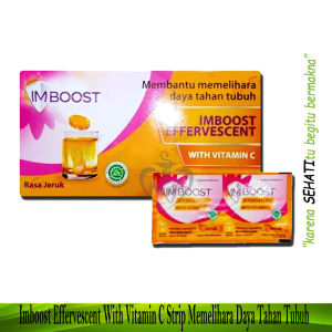 Imboost Effervescent Rasa Jeruk 2 Tablet Meningkatkan Daya Tahan Tubuh Multivitamin