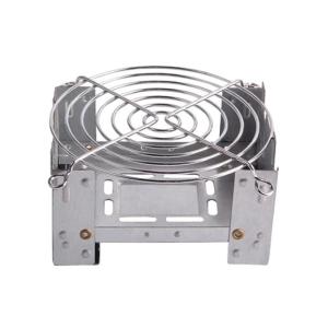 Mini Camping Folding Stove Galvanized Stove Burners Pocket Stove with Stand Rack for Outdoor Backpacking