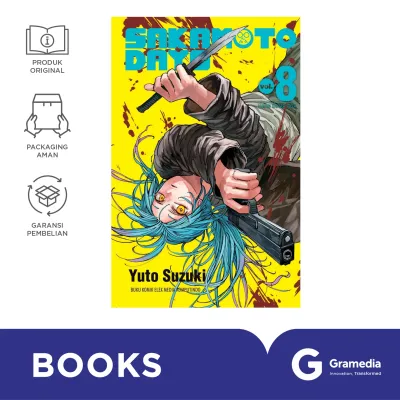 Komik Sakamoto Days 08