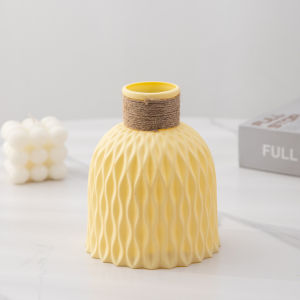 1 Piece Nordic Modern Plastic Flower Vase Flower Pot Basket Home Living Room Payty Wedding Decoration Ornament