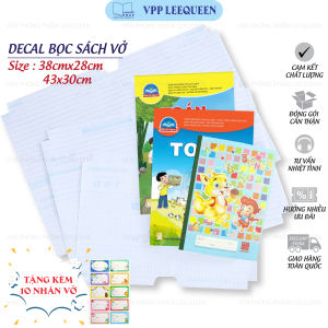 Bao Decal Dán Sách Vở Cho Học Sinh Các Cấp 10 Cái/Xấp